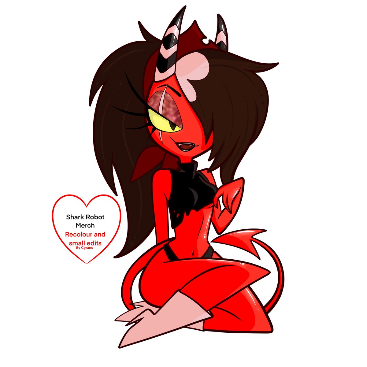 Cyrano_does_art's tweet photo. More sharkrobot re-draws ❤️

#Salliemay #salliemayhelluvaboss #helluvaboss #vivziepop #salliesupremacy #fanart #chibi #procreate #digitalart #artistontwitter https://t.co/ANIgNyFPXd
