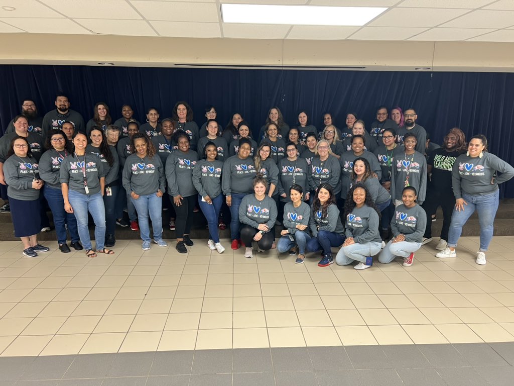 Love this team! <a href="/ReynoldsElem/">Reynolds Elementary</a> is exceptional! <a href="/PtoReynolds/">Reynolds Elementary PTO</a> thank you for our stylish shirts! <a href="/SpringISD/">Spring ISD</a>