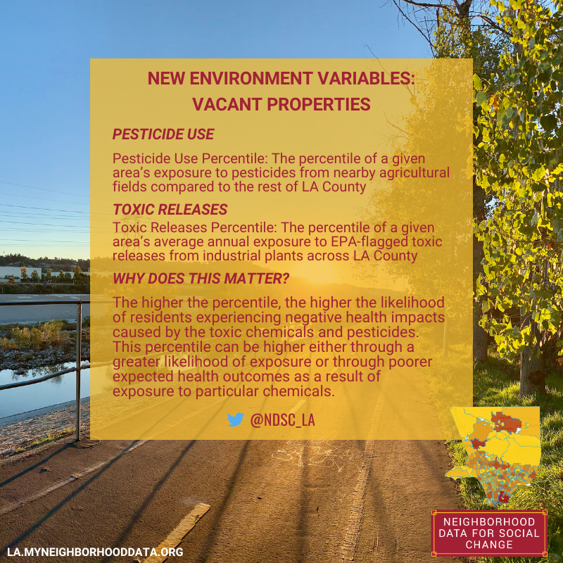 usc_ndsc's tweet photo. You can track the effects of pesticides and toxic releases throughout LA County on our site. 

Learn more: https://t.co/z2SZwaE3vG https://t.co/qqM44jubnd