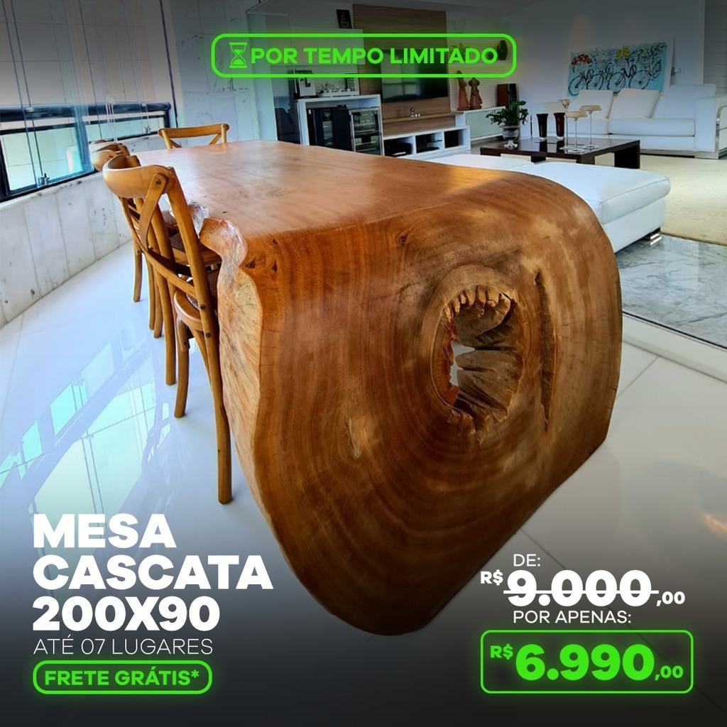 Madeirado's tweet photo. 💚PROMOÇÃO CASCATA - POR TEMPO LIMITADO💚 Com um DESCONTO de + R$2.000 você tem a oportunidade única de obter essa peça luxuosa e de alta qualidade por um PREÇO ACESSÍVEL.

A Mesa Cascata de tamanho 200x90 que comporta até 7 lugares antes vendidas por … https://t.co/44VfFcSzlh https://t.co/9rU1WpOSoD