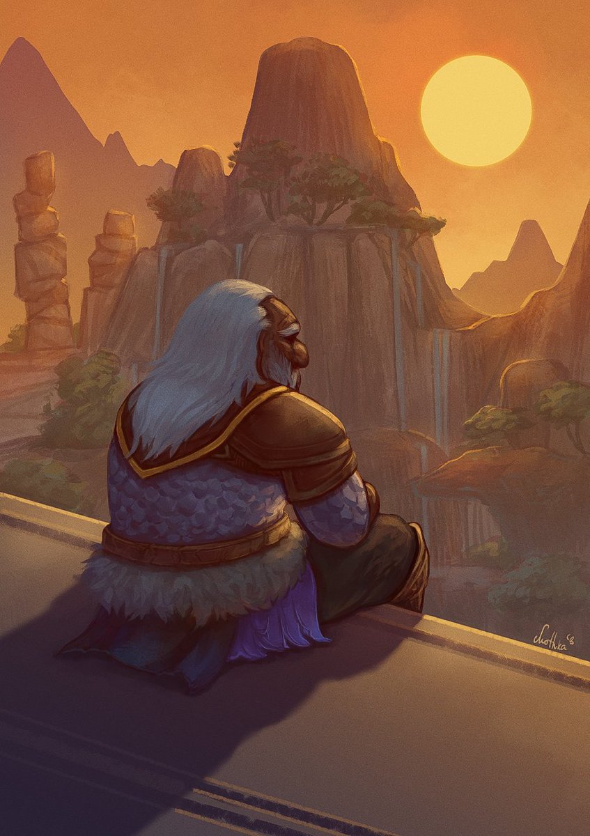 MothkaArt's tweet photo. Stay a While. Sit and look at the view

#worldofwarcraft #Dragonflight https://t.co/4mIWJiKKR7