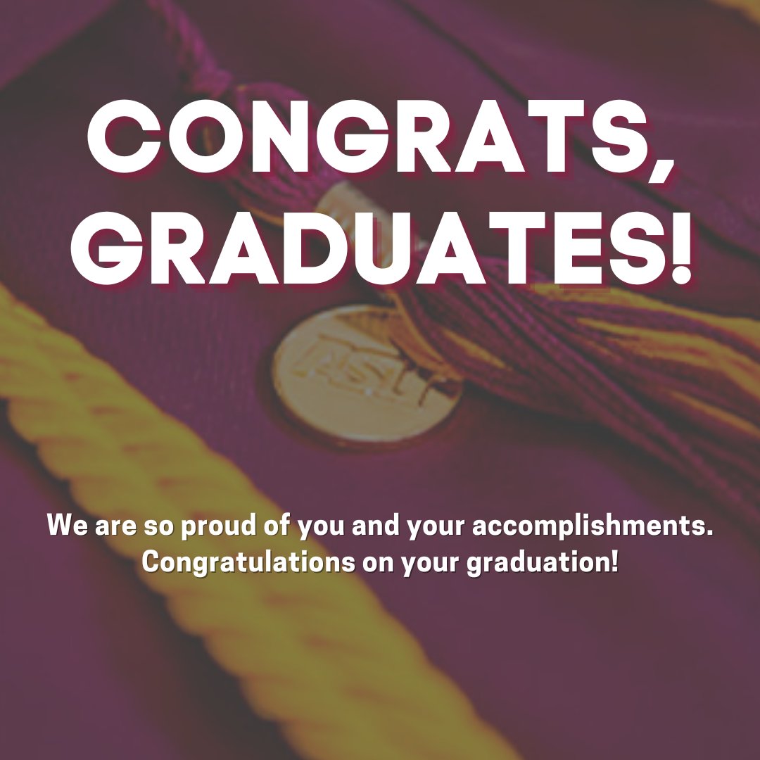 Congratulations to our all of our graduates 🎓 this week! We are so proud of you.