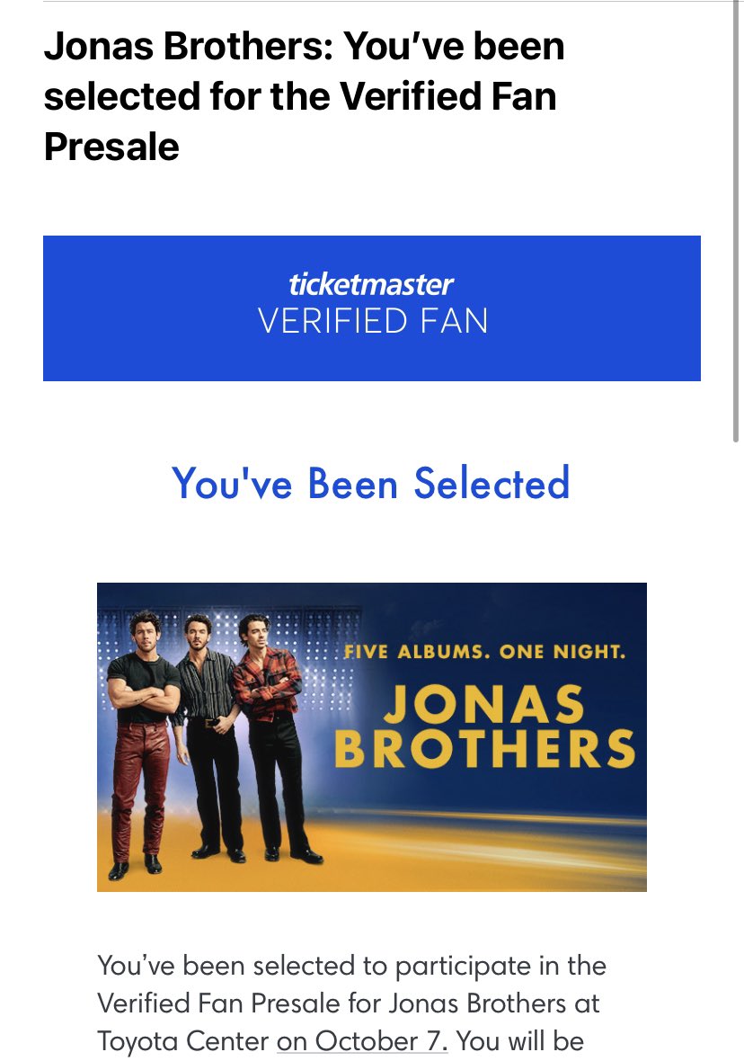 Ok <a href="/Ticketmaster/">Ticketmaster</a> you can text me any time. My JoBro dreams are reliant on y’all 🙏