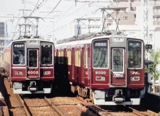 wing9300's tweet photo. classic&Memorialは神戸線だけ😄
#8000F
#8002F
#阪急電車 https://t.co/I9LuzZno4P