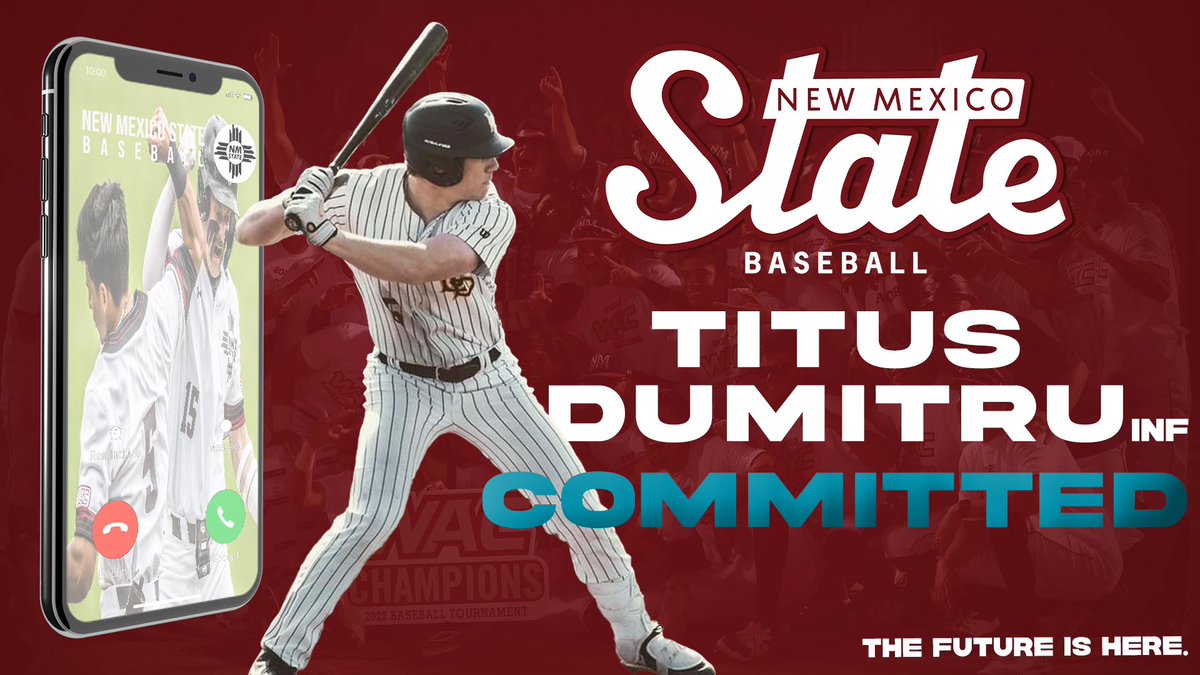 New Mexico State Baseball (@nmstatebaseball) on Twitter photo Welcome to the family, <a href="/DumitruTitus/">Titus Dumitru</a>!
Originally from Gesham, Oregon, Titus will transfer from Linn-Benton Community College
#AggieUp Welcome to the family, <a href="/DumitruTitus/">Titus Dumitru</a>!
Originally from Gesham, Oregon, Titus will transfer from Linn-Benton Community College
#AggieUp