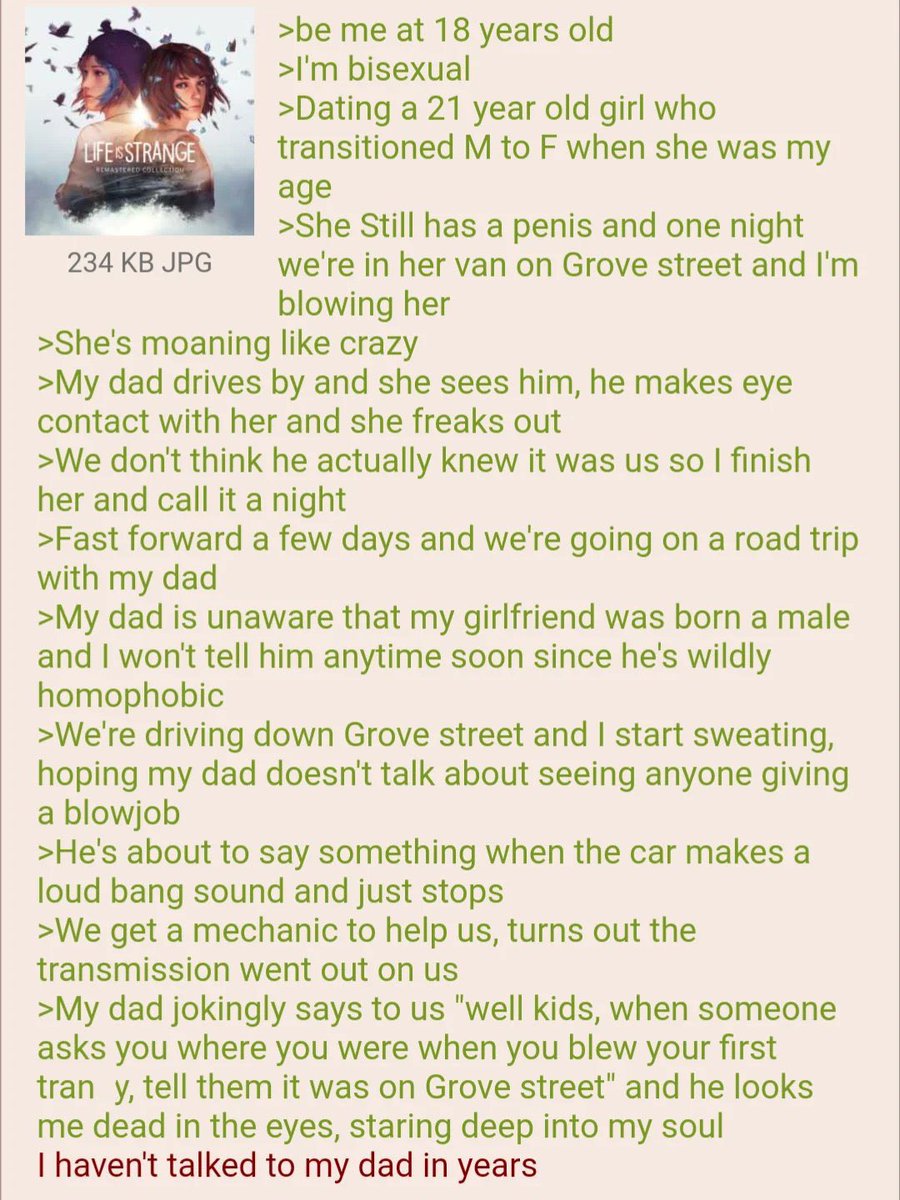 Greentext Poster tweet media