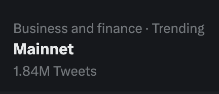 RealMattyCrypto's tweet photo. Trending right now in Business and Finance....
"Mainnet 1.84 MILLION Tweets?" Wait 1.84 MIL!!!

$HEX #PulseChain #PLSX is about to absolutely take over #Crypto https://t.co/EOhSoIWnzm
