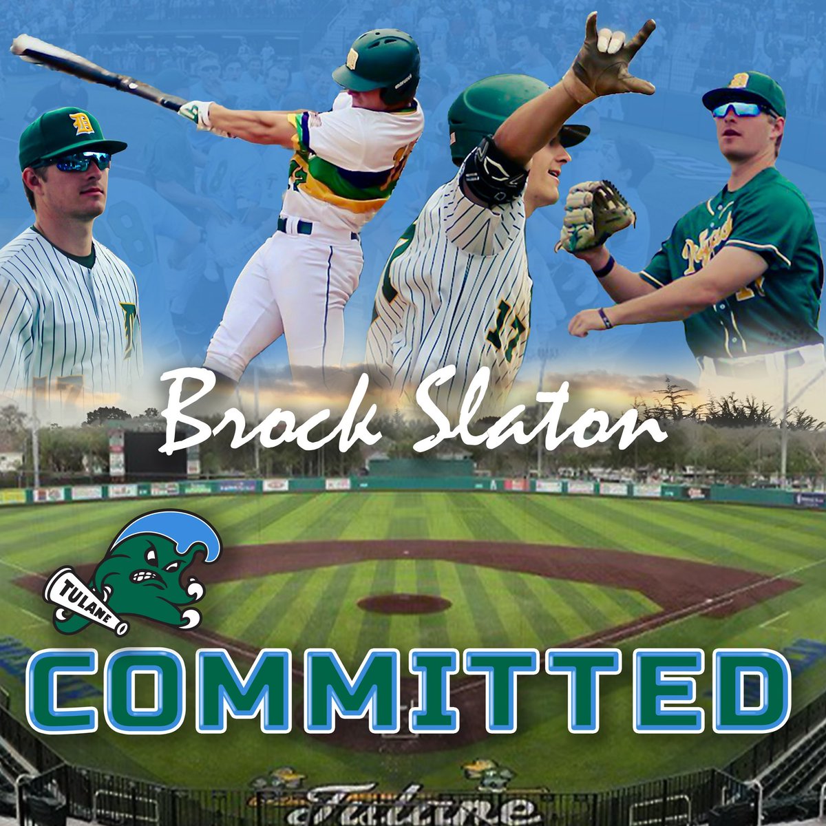 Blessed and honored to say that I will be continuing my athletic and academic career at the Tulane University! Big thanks to Delgado, and my friends and family for making this all possible! God is great, excited for this next chapter! #rollwave @Joescheu @tyscheuermann @jezk1010