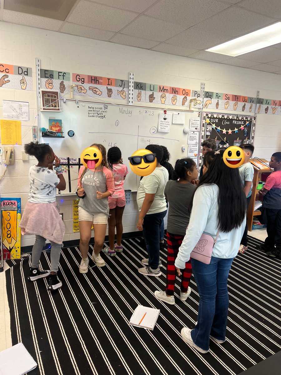 msshaverfourth's tweet photo. Double digit multiplication relay! It’s May so we’re getting creative boosting engagement 😜 https://t.co/neLu7kNPBn
