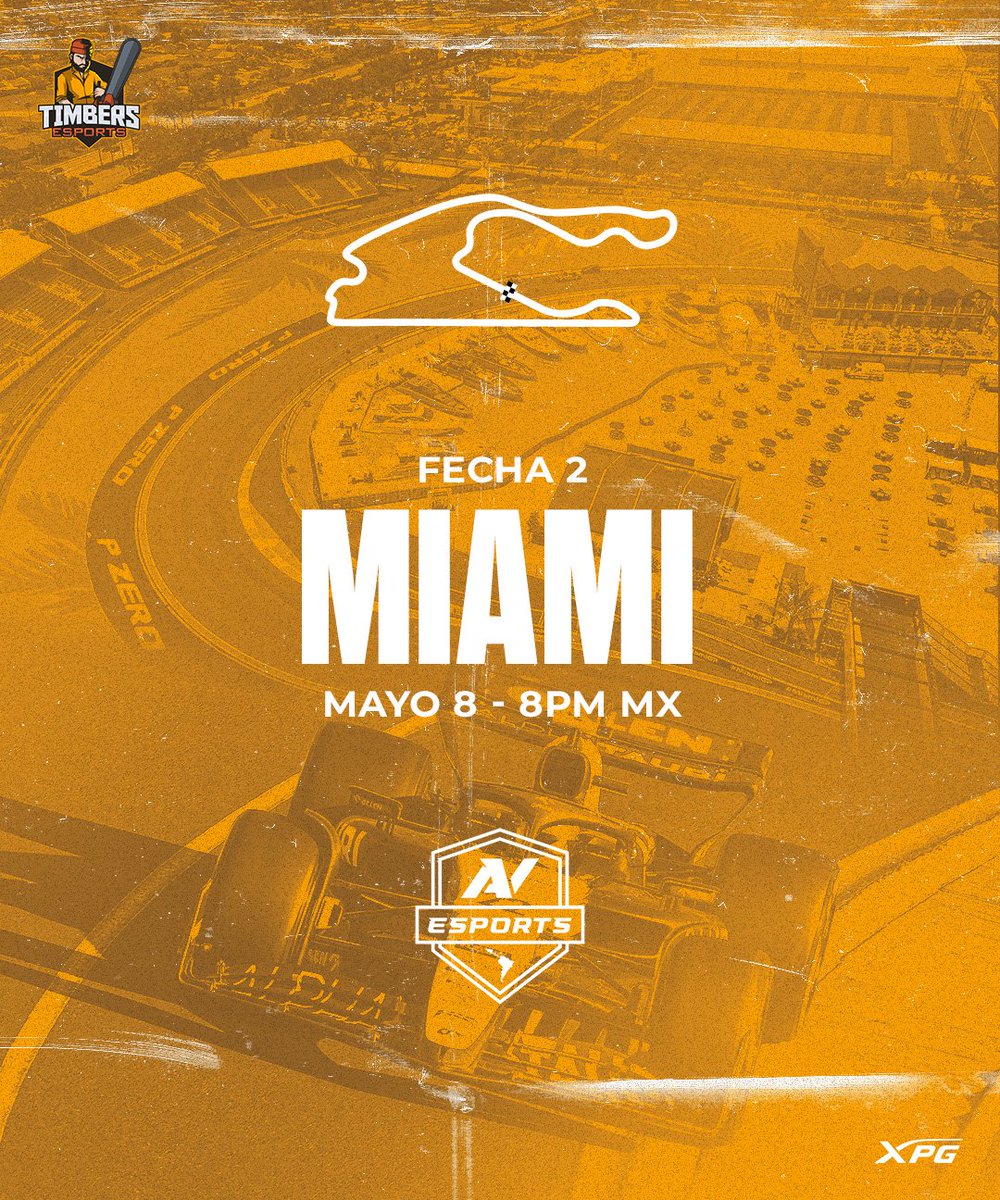🏁 Hoy nos enfrentamos al desafío del Miami GP, una de las carreras más emocionantes. 🏁 👊

Nuestros leñadores están listo para demostrar su talento y pasión por la velocidad. 

🏎 <a href="/SRX_DiegoECC/">Diego</a>
🏎️ <a href="/EduM_12/">Edu 🇲🇽</a>

🏆 @av_esportsmx
🗺 Miami 🇺🇲
⏰ 8:00pm 🇲🇽
📺 twitch.tv/avmexico
