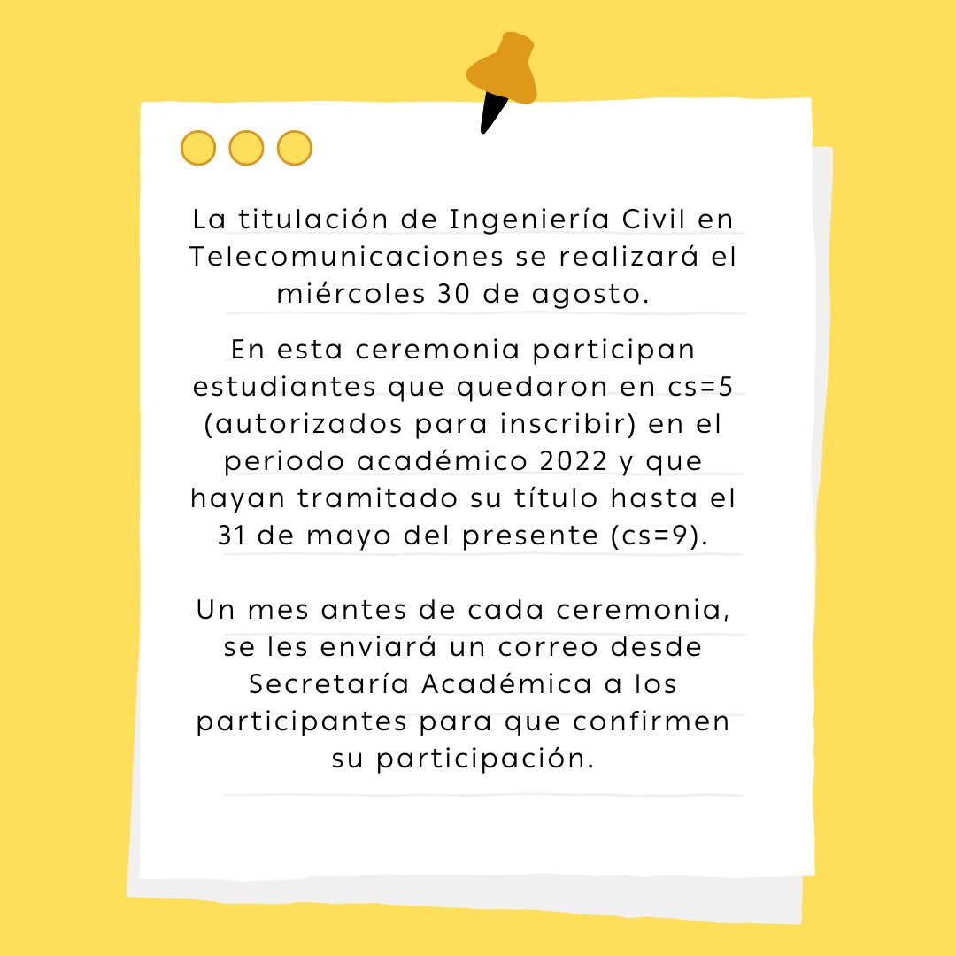 ict_udec's tweet photo. ❗️INFORMACIÓN IMPORTANTE SOBRE TITULACIÓN 2023❗️ https://t.co/wJH3g4vMU0