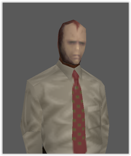 jea_rum's tweet photo. Here I am exploring 3D models from MGS1  and what do I find? Decoy Octopus' head on Donald Anderson. oh snap! #metalgear #metalgearsolid #ps1 #psx #decoyoctopus https://t.co/U6HPzBYGBz