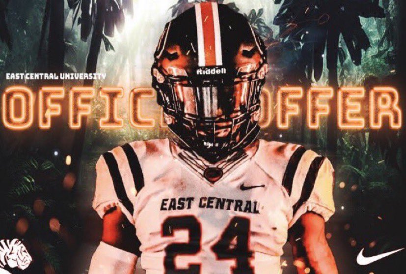 After a great conversation with @Aguilar74OL I'm blessed to receive my second offer from @ECUTigersFB @Coach_Rob_J 🖤🧡