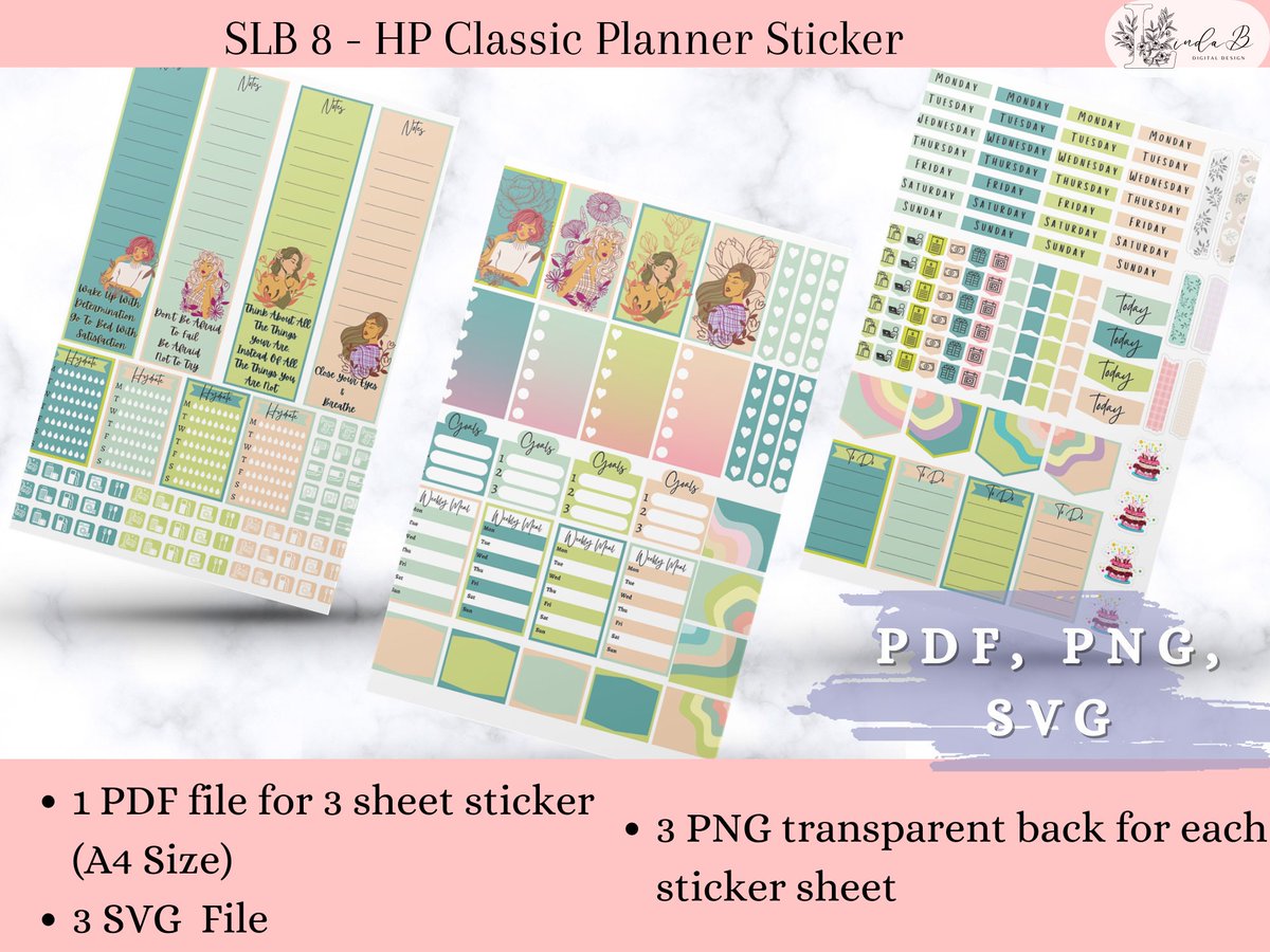 linda_Bdesign's tweet image. Excited to share the latest addition to my #etsy shop: Floral Girl Pastel Planner Stickers, Weekly Planner Kit Classic Happy Planner, Happy Planner Weekly Kit Printable bullet journal diary etsy.me/3M6eTyZ #plannersticker #happyplanner #journalsticker #plannerk