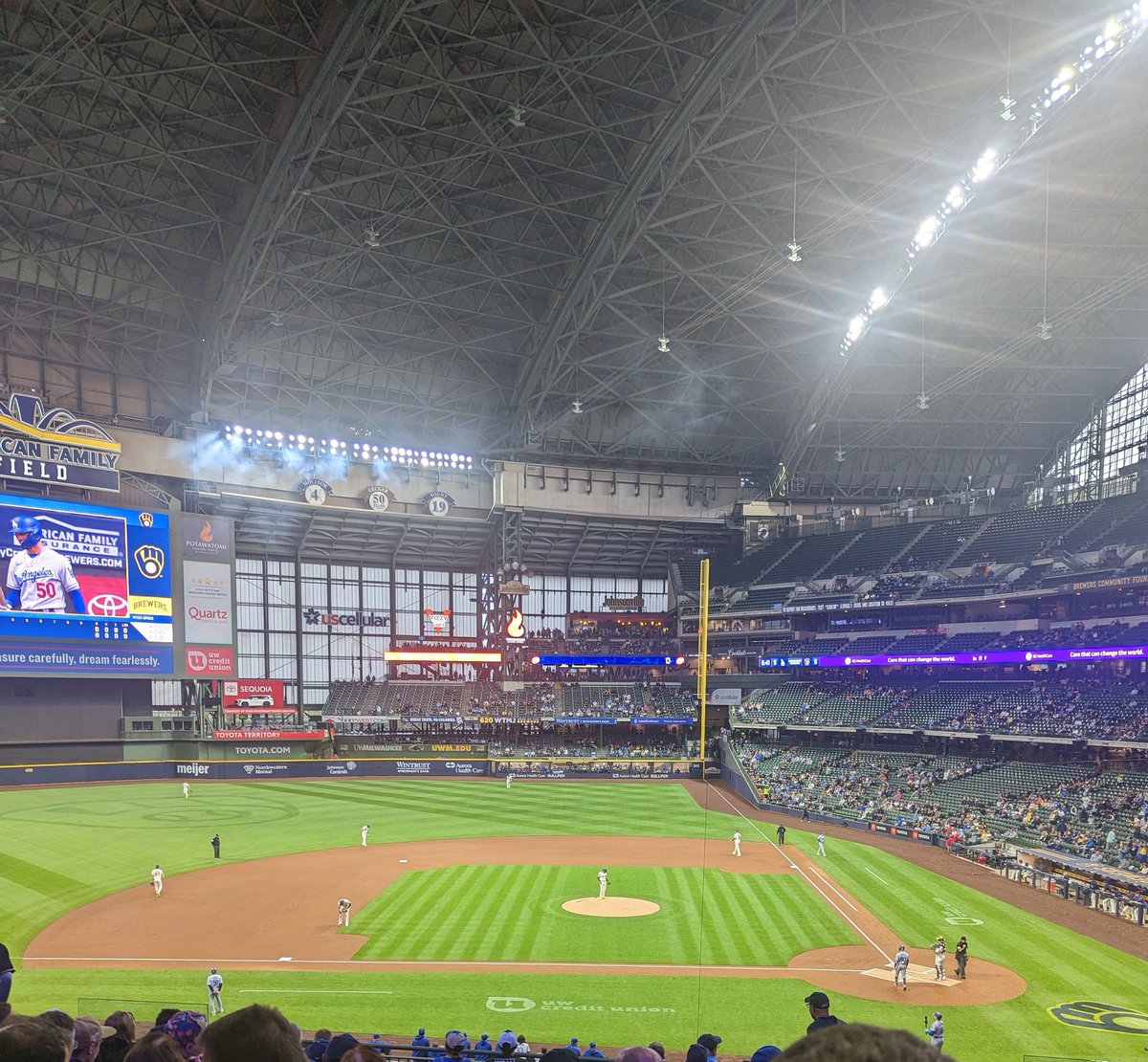 battingborder's tweet photo. Bucks can't ruin this experience again. #BlessedAndGrateful #Brewers https://t.co/UqlR2iNnkI