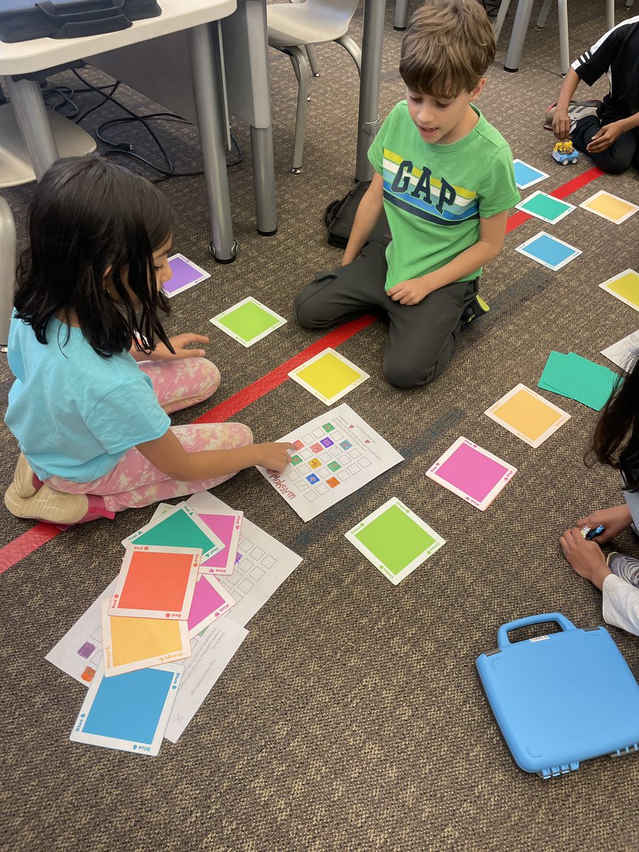 2nd grade mapped out their designs by coloring the grids and using little animals to double check their directions. Then they tested out their plans with the Indi robots! <a href="/HarrisonHawks90/">HarrisonHawks90</a>