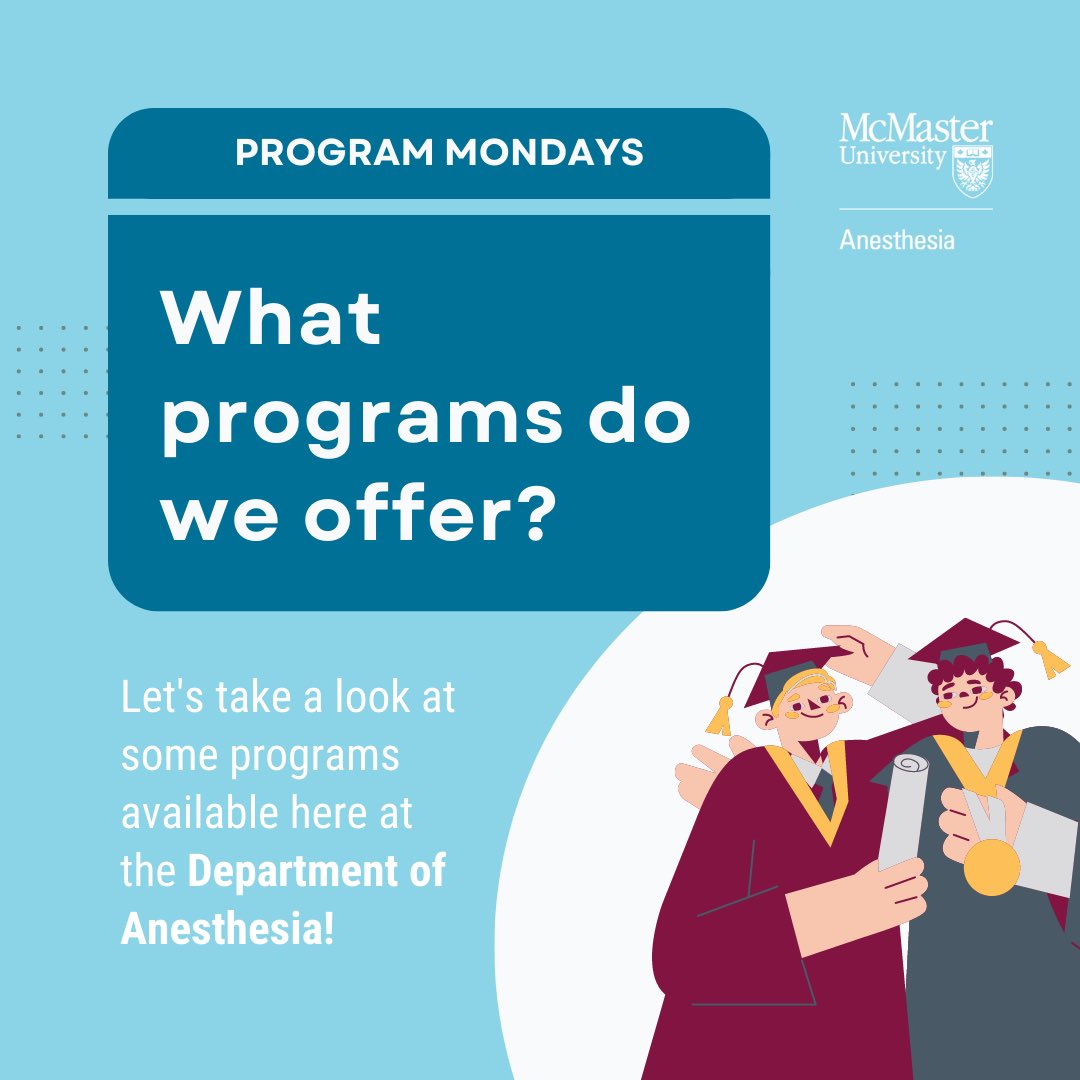 McMaster Anesthesia tweet media