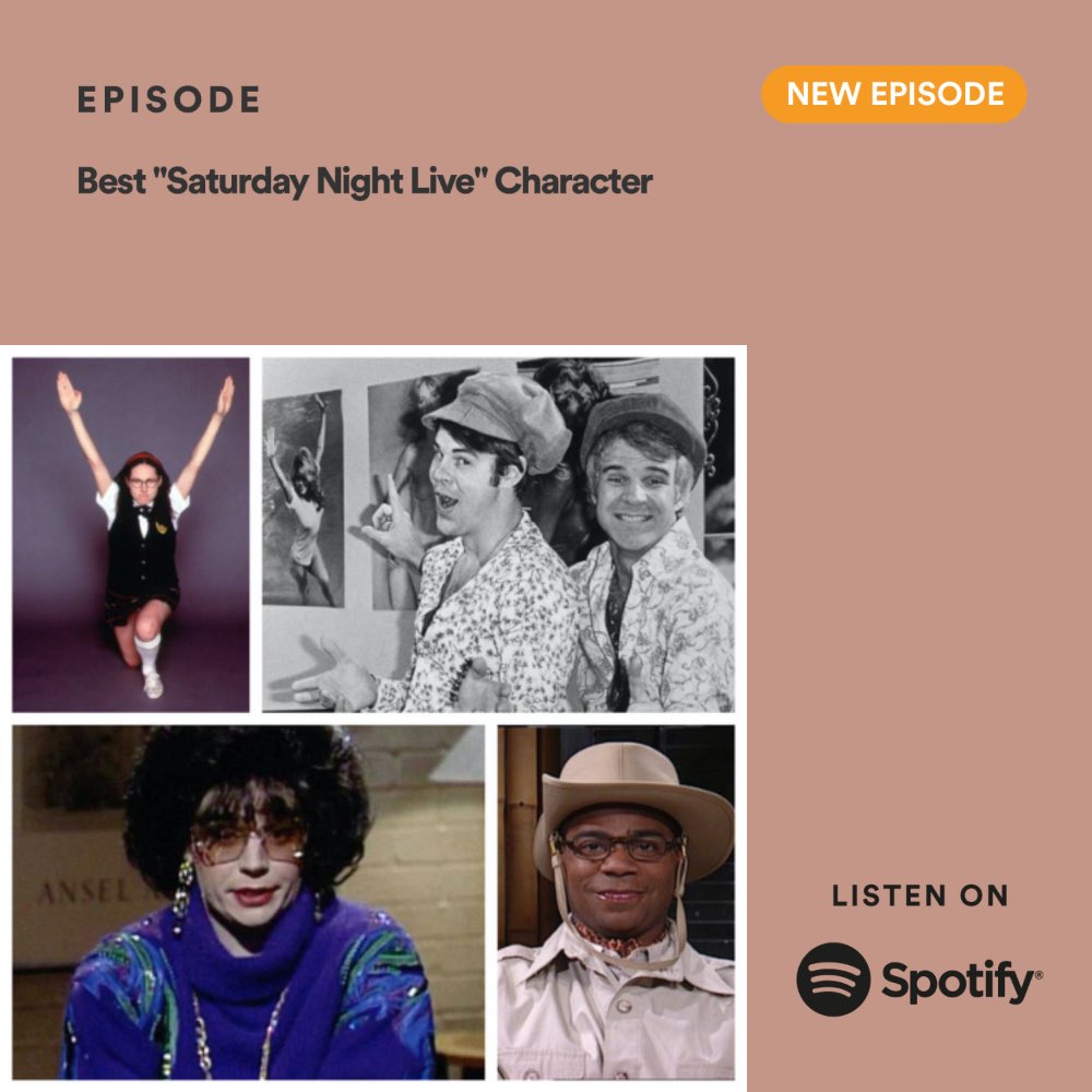 culture_debate's tweet photo. NEW EPISODE! Best #Saturdaynightlive Character is out now on all major podcast platforms. Which recurring character of the last 30+ will our panelists choose as the best? Listen now! Link in bio. #SNL #podcast #NewEpisode https://t.co/Cok9ZyFHk0