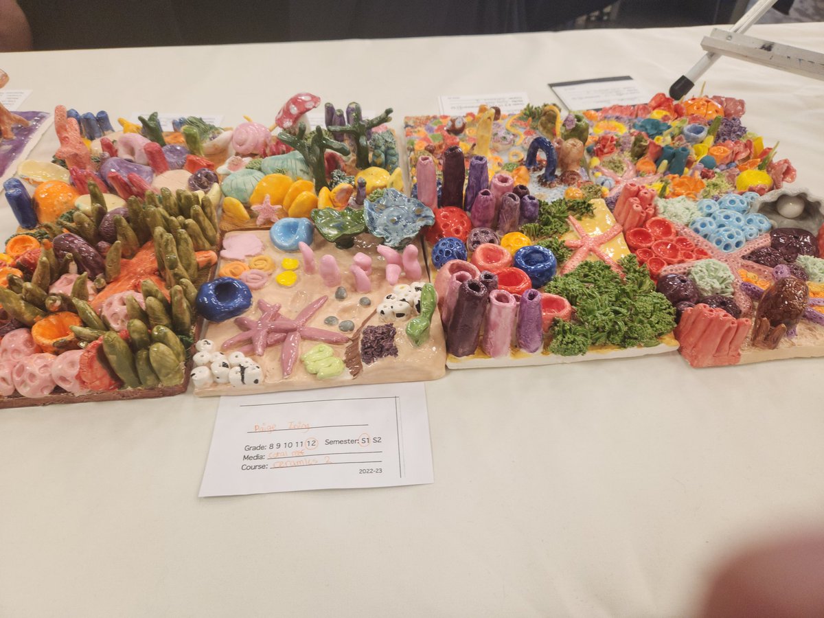 And the Arts Night demonstrates the core of STEAM at our school. Such talent in the classes of <a href="/LMoneyArts/">Ms. Claire Munley</a> <a href="/LStroop1/">Lisa Struppa</a>, who have much creativity and imagination to celebrate! #spartanpride