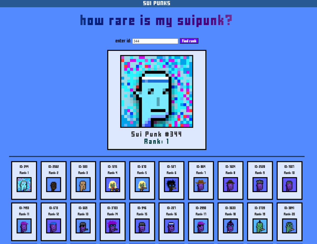SuiPunks 💧 tweet media