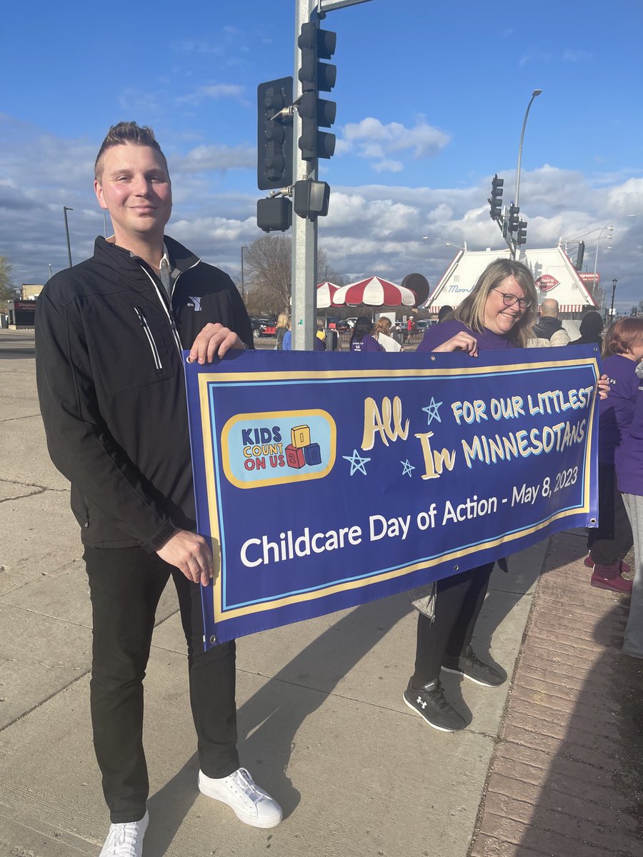 WE ARE ALL IN! Child Care Day of Action! Support child care in your community! #Daywithoutchildcare #fullyfundchildcare #childcarematters #laboroflove #mnleg #retentionpayments