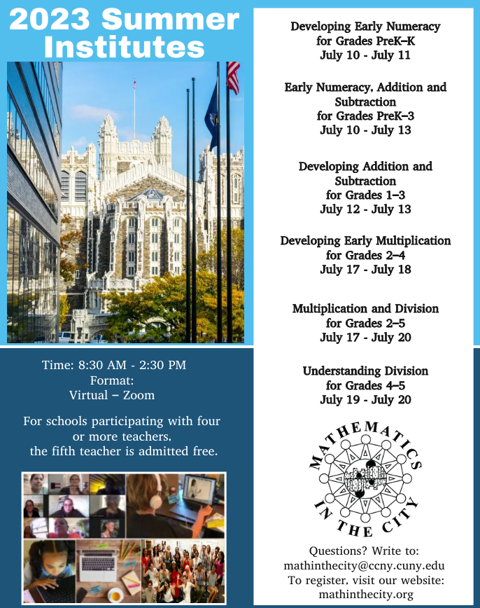 Join us for another PD summer experience this year. Register and join a community of teachers + leaders from around the globe: bit.ly/3HQOsuQ
#iteachmath #elemmathchat #mathroutines