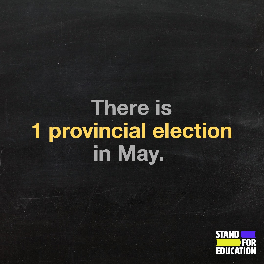 ECTlocal54's tweet photo. Please help make a strong and resilient education system in Alberta a key measure of how you will vote on May 29th! The children of this province deserve better. #ableg #abpoli #ABeducation #standforeducation https://t.co/CUnvC8j4aZ