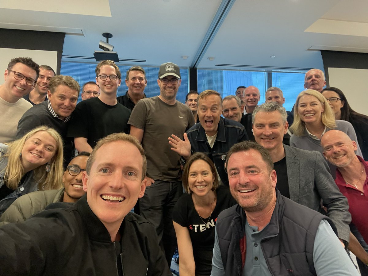 Hanging out with the best moderator in the world <a href="/Jason/">@jason</a> on <a href="/TEN13vc/">TEN13</a> #JETSTREAM23