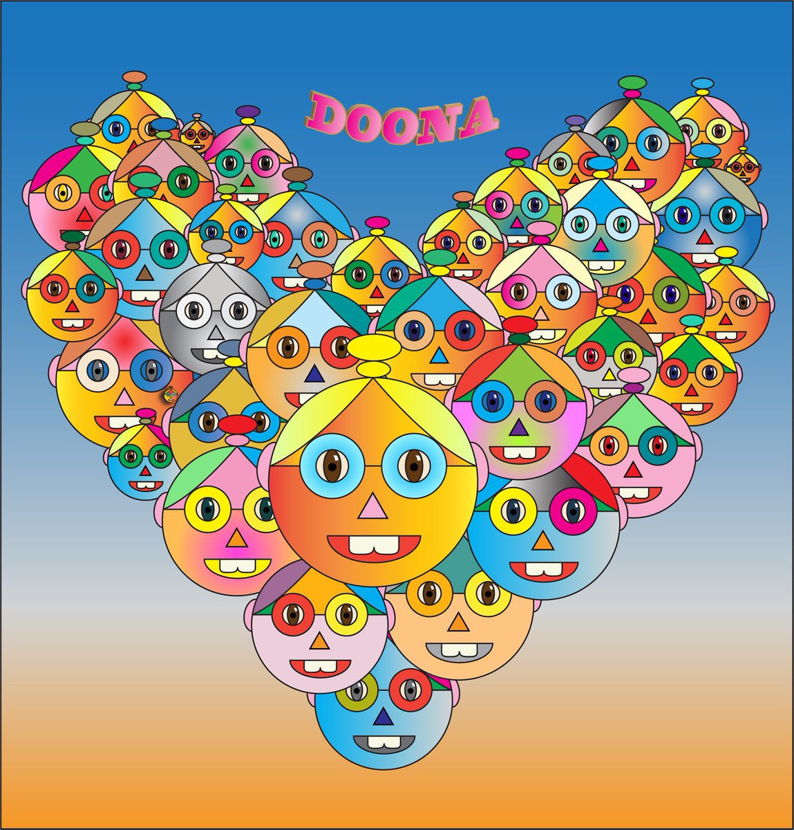 나의 창작 캐릭터 1호 두나_DooNa
SW : 어도비 일러스트레이터
#일러스레이터 #illustrator #adobe