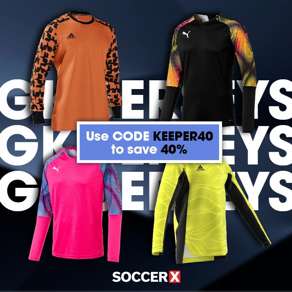 Save up to 40% on goalkeeper jerseys at Soccerx.

Shop now while quantities last 

*|soccerx.com/Goalkeeper/goa…|*