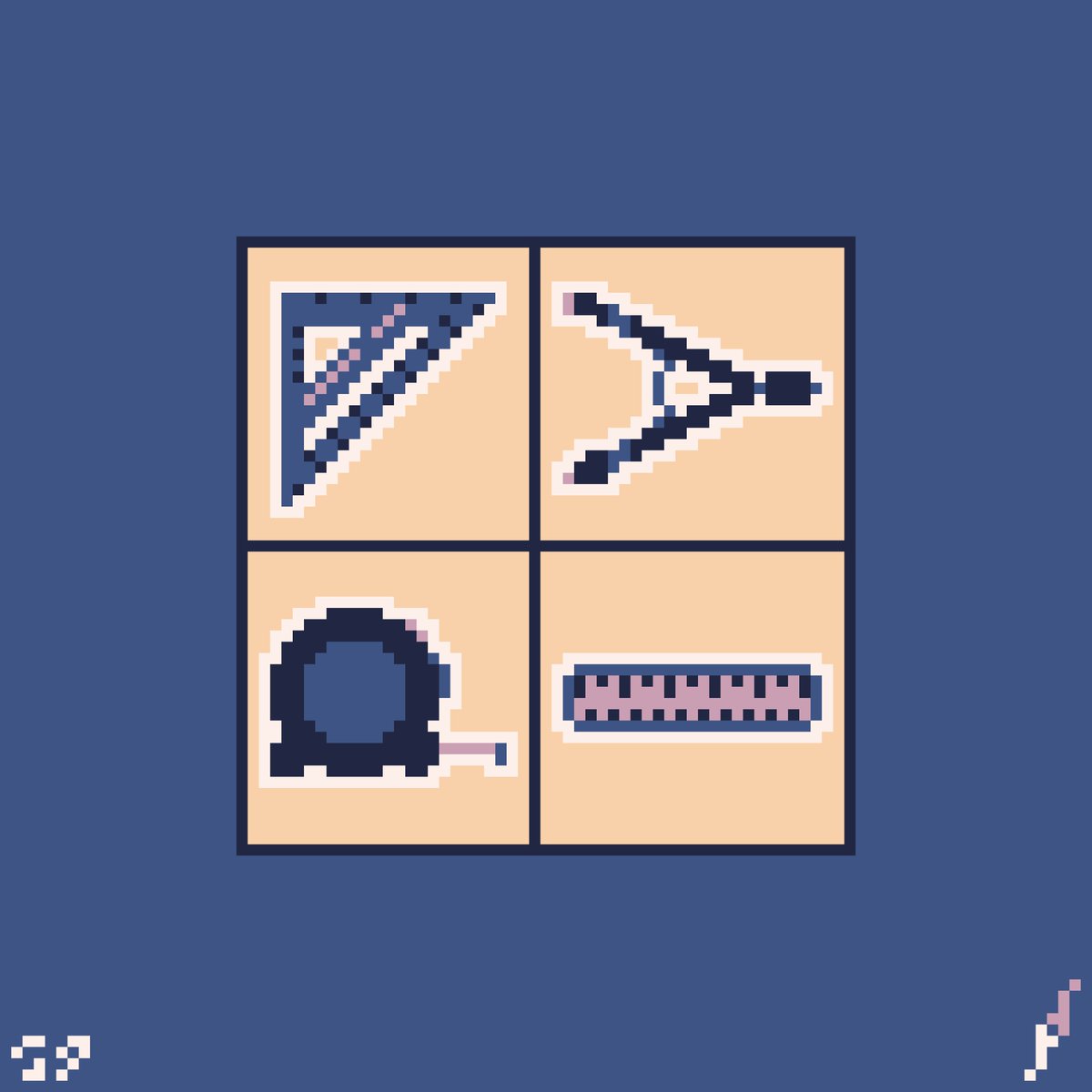 denypxl's tweet image. #set of #MeasuringTools 

@Pixel_Dailies #pixel_dailies #pixelart #aseprite #ドット絵 #digitalart