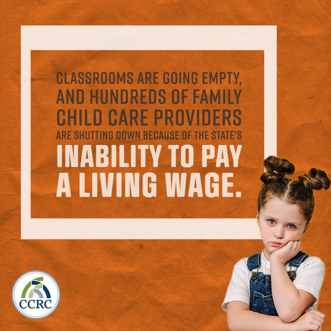 Investing in our children and those who care for them benefits the child, family and helps support a thriving community. #CareCantWait #AB596 and #SB380 #FixChildCareCA
