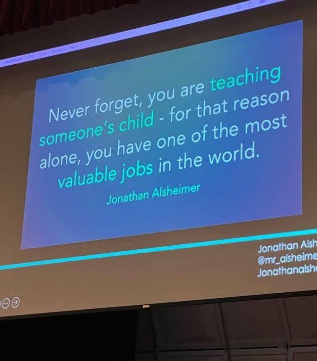 Realize the incredible influence that you have on the world!

#TeacherAppreciationWeek #NextLevelTeaching