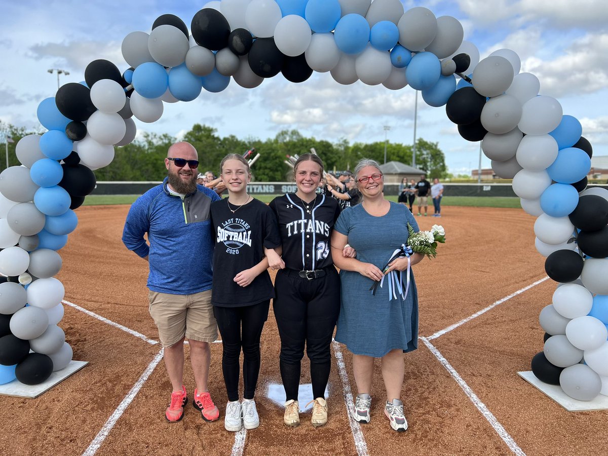 MLCHS_Athletics's tweet photo. It’s that time of year! Celebrating Seniors! Tonight Softball celebrated 3 top notch young women tonight. Brooke Morris, Cece Jones, and Cadence Collins. @SCPS_Activities @MLCHS_Softball https://t.co/kbo66UbELd