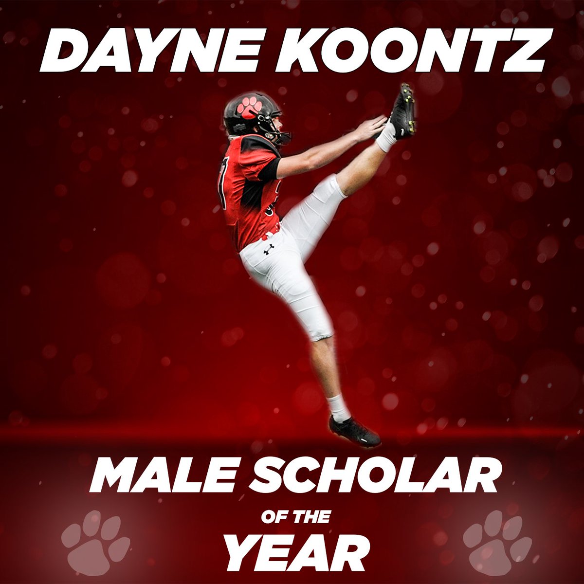 Dayne ⏰!! Congratulations and congratulations to all the winners and programs tonight. Built by the 🏔️! 🔴⚫️🐾 #Earnit