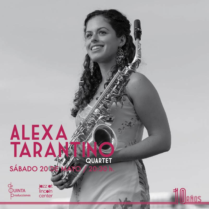 @tarantino_alexa fue elegida entre los cinco mejores saxofonistas alto de 2019 por críticos de la revista Jazztimes. Nominada como Rising star- Alto saxophone por la revista Downbeat en 2020. Tercera fecha de NY Jazz All Stars 2023 en #ElCantoral 🎟 bit.ly/NYJazzAllStars…