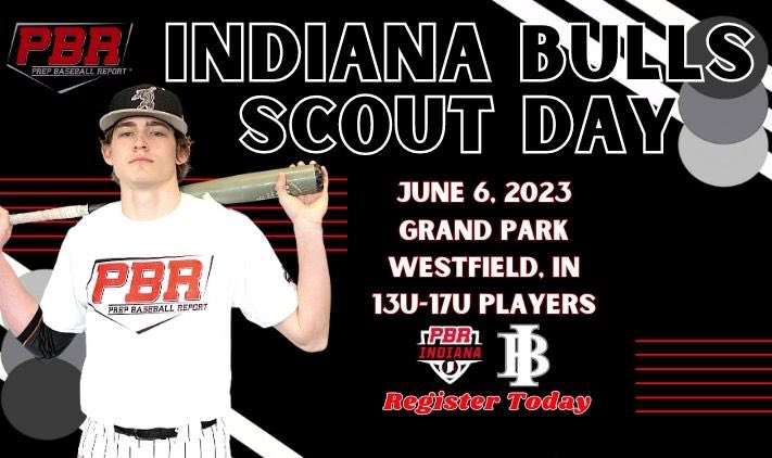 𝗜𝗻𝗱𝗶𝗮𝗻𝗮 𝗕𝘂𝗹𝗹𝘀
SCOUT DAY

🗓️Tuesday, June 6th
📍Grand Park
👥13U-17U
🔗 loom.ly/1CGwm1I