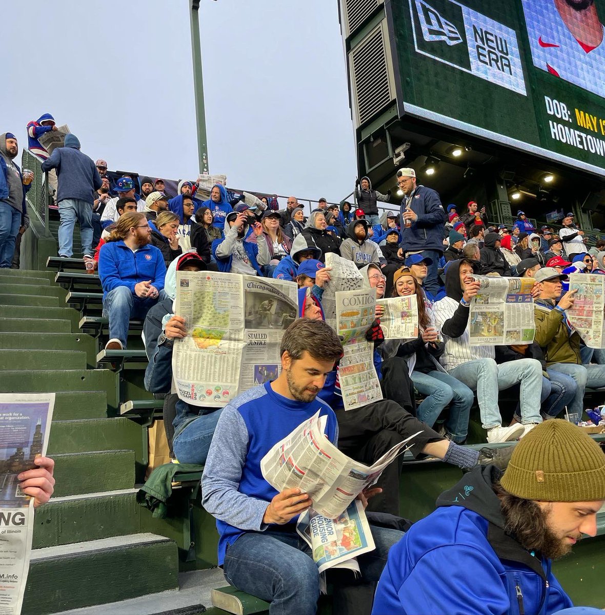 Willy up to bat, LF has better things to do!