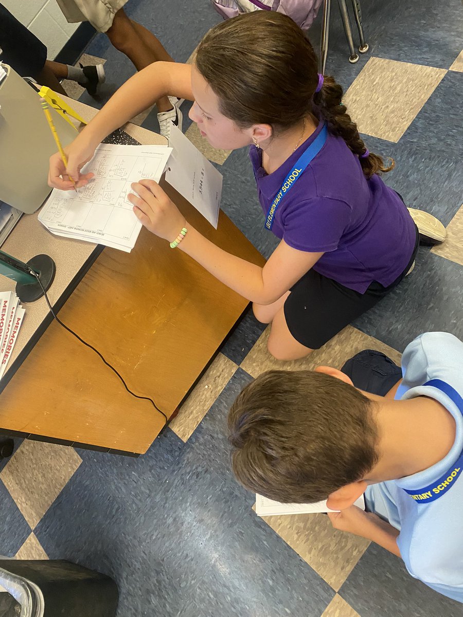 Mrs_EHall's tweet photo. Math boot camp is in full swing!  When theres an odd number of kiddos….you partner for Search and Rescue with the teacher! @LelyLionsRoar @LESproudLeader https://t.co/xY2KNHUHln