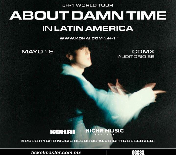 Kmagazinemx's tweet image. #pH1 cancela su gira en Latinoamérica ❌😭
La agencia #KOHAI anunció por medio de Instagram que los conciertos del ABOUT DAMN TIME tour ya no se llevarán a cabo en Chile, México y Brasil. 🗓️
El artista también borró las fechas anunciadas en su cuenta personal.