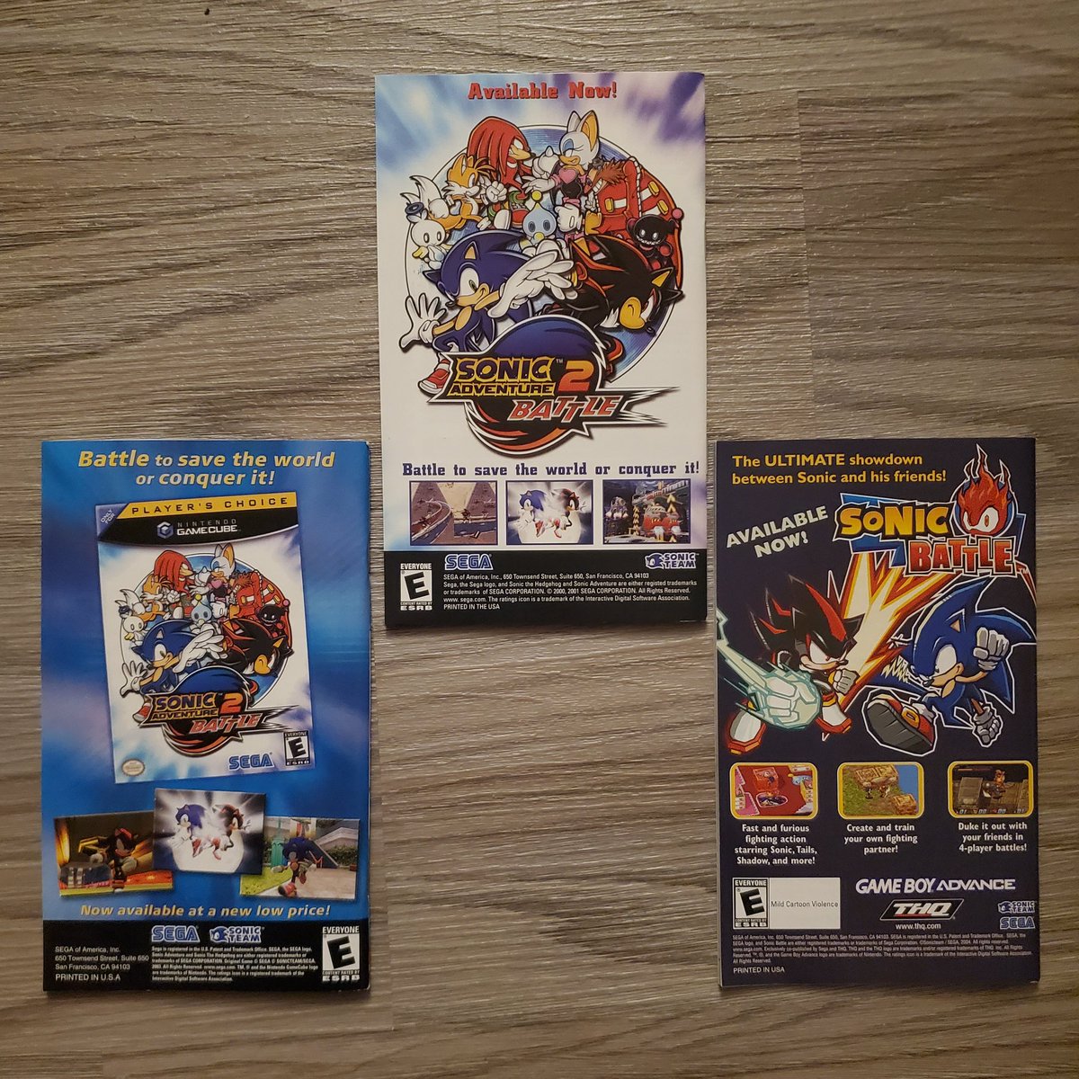 MouraBros's tweet photo. Instruction Manual Monday
Sonic Games
#instructionmanualmonday #Nintendo #gamecube #gcn #Sega #dreamcast #sonicthehedgehog #sonicadventure #sonicadventuredx #sonicmegacollection #sonicheroes #milesprower #knuckles #dreggman #shadowthehedgehog https://t.co/fWhZZSrM5c