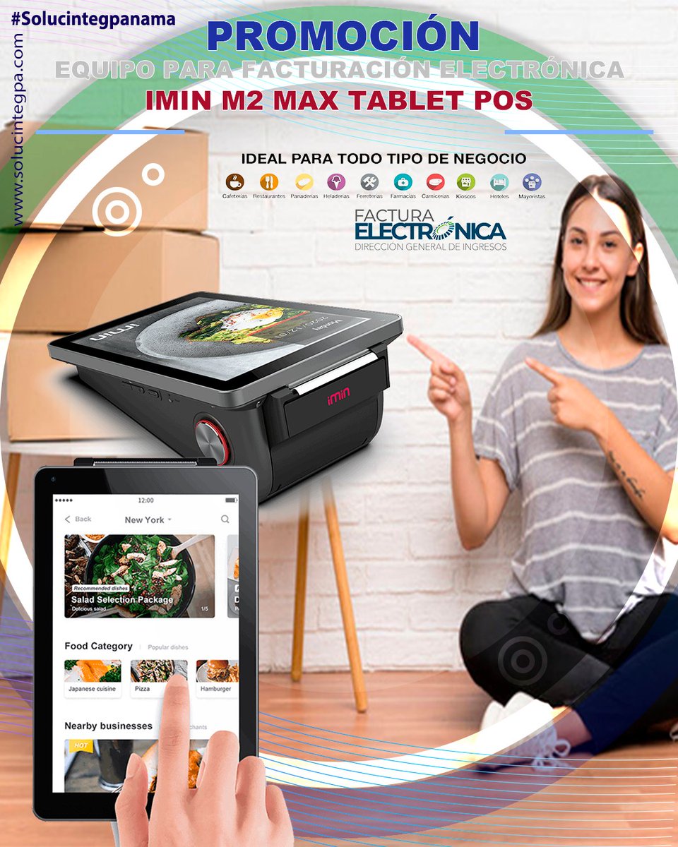 SolucintegPA's tweet image. Únete al nuevo modelo de facturación y adquiere uno de los nuevos equipos para facturación electrónica 
🚀 Despega hacia la nueva era 
🔥 Contáctanos y te damos asesoría totalmente gratis 👇🏻 
📞+507 6510-1515 @solucintegpanama 
#facturacionpanama 
#equiposfiscales