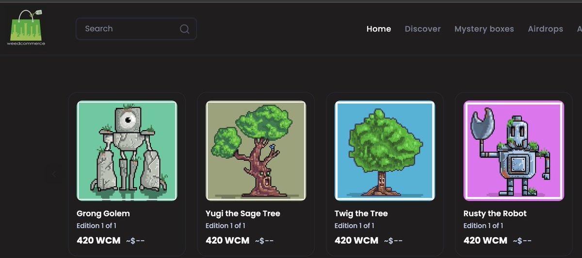 Foreign_buffett's tweet photo. Check out @AntonioMabs new drop on our $WCM NFT marketplace! π₯
https://t.co/A3otbziFaO
#NFT #Pixel $BNB #Weedcommerce https://t.co/240C0iKi2v
