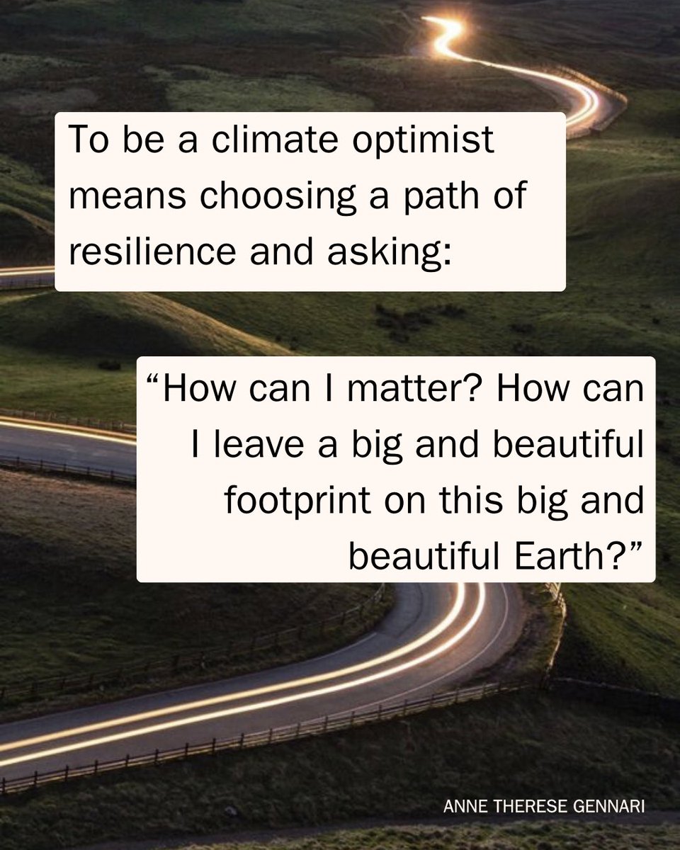 AnneTherese_G's tweet photo. To be a #climateoptimist
What else makes for a climate optimist? Would love to hear how you find the motivation to keep fighting for this beautiful Earth 🌿 https://t.co/WJIWG8GZ7O