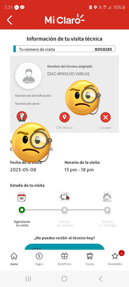 KimberlyParraM's tweet photo. @ClaroColombia @ClaroTeAyuda son las 7 32 pm y el tecnico brillo por su ausencia, es la hora y no me dan respuesta. Pésimo servicio. Servicio al cliente no da respuesta, y por aquí tampoco https://t.co/nrL2N28bQ4