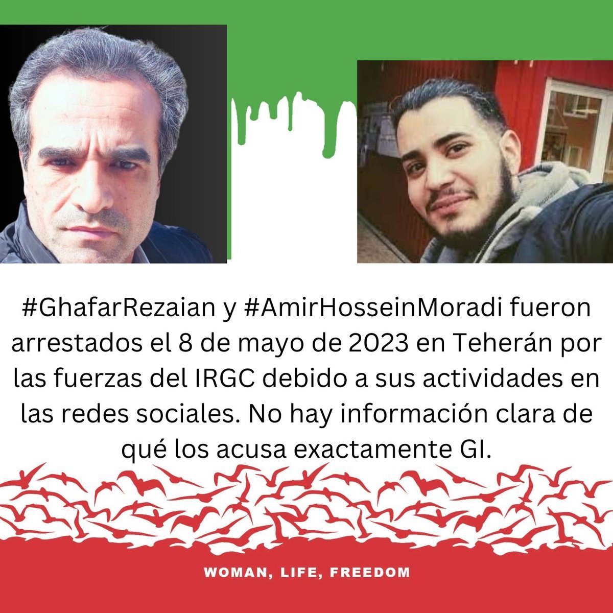 Los iraníes han estado usando las plataformas de las redes sociales y, en algunos casos, como #GhafarRezaian y #AmirHosseinMoradi arriesgando sus vidas para exponer a GI y IRGC. #IRGCterrorists