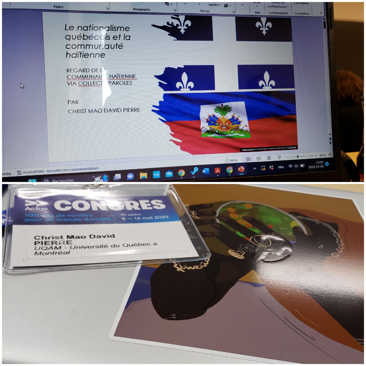 christmao22's tweet photo. C'est fait pour mon premier colloque. ✔ https://t.co/pOCRAc9Z5a
