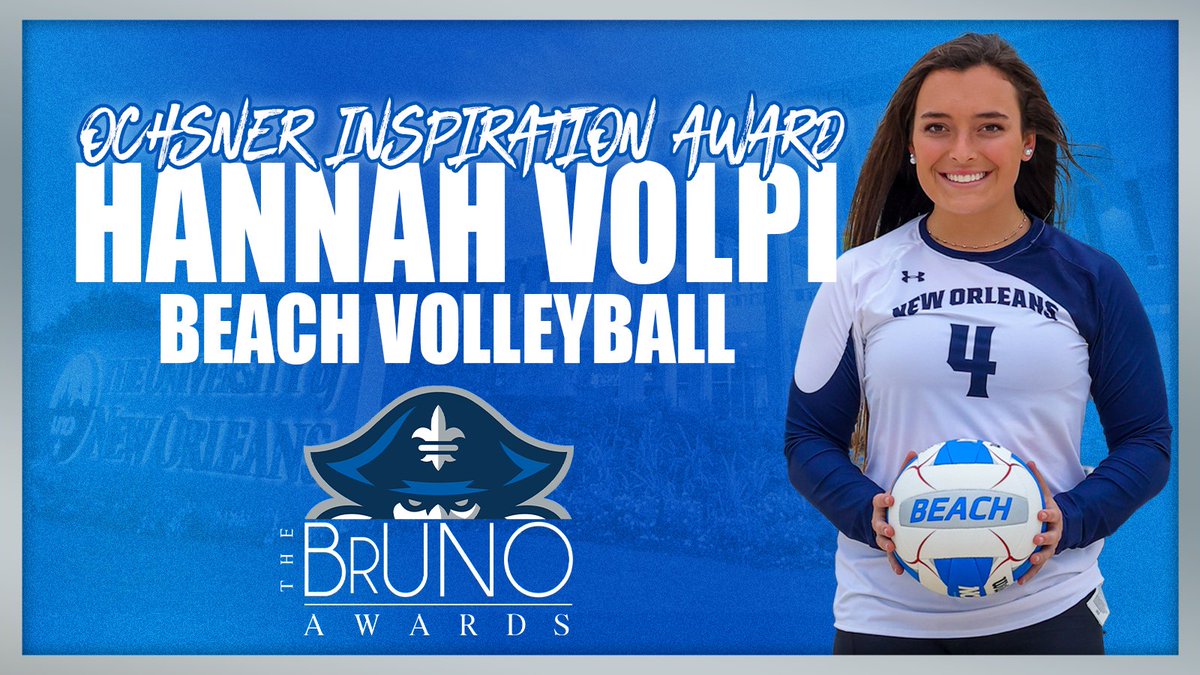 OSCHNER INSPIRATION AWARD➡️ Hannah Volpi! <a href="/VolpiHannah/">hannah volpi</a> 

<a href="/PrivateersBeach/">Privateers Beach Volleyball</a> x #BrUNOs23⭐️