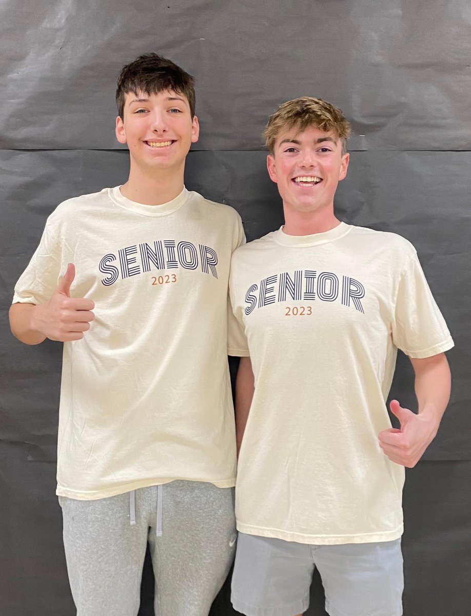 Wear your senior shirt tomorrow. Group pic at the end of 5th hr.