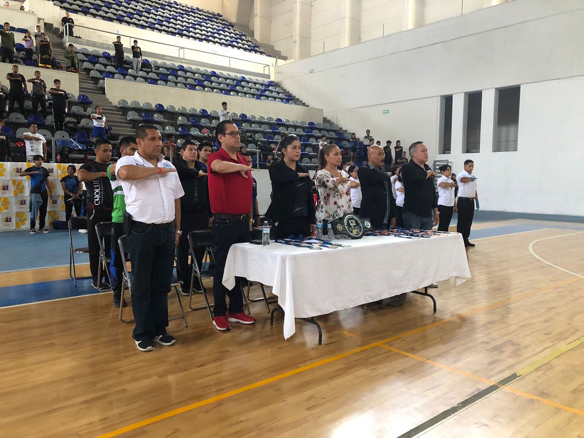 DePoblana's tweet photo. La #UPEP presente en el Torneo Estatal de Kick Boxing 2023, celebrado en el G. Miguel Hidalgo, con la finalidad de conocer mas disciplinas deportivas y seguir impulsando el desarrollo integral de los estudiantes en las escuelas particulares, en coordinación con el @DeporteGobPue https://t.co/5ujpbra4zV